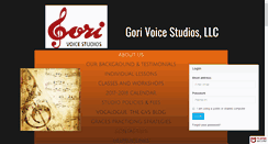 Desktop Screenshot of gorivoicestudios.com